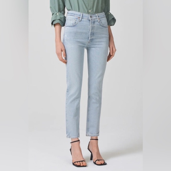 Citizens of Humanity Jolene High Rise Vintage Slim - Lush SZ 25 - Picture 1 of 9